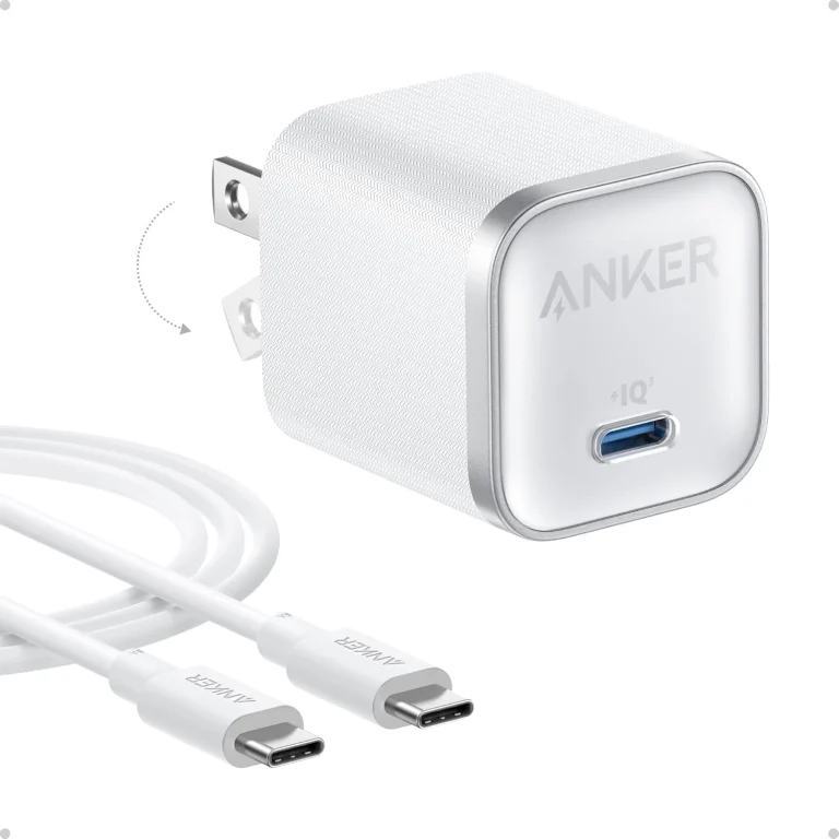 Anker Nano Charger (45W) with USB-C to USB-C Cable