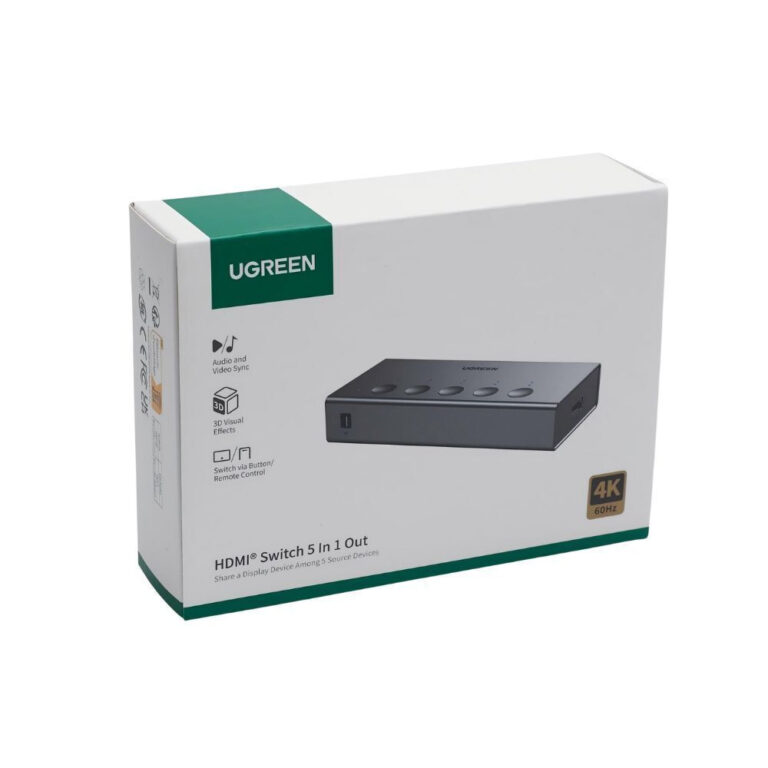 UGREEN CM568 5-In 1-Out HDMI Switcher