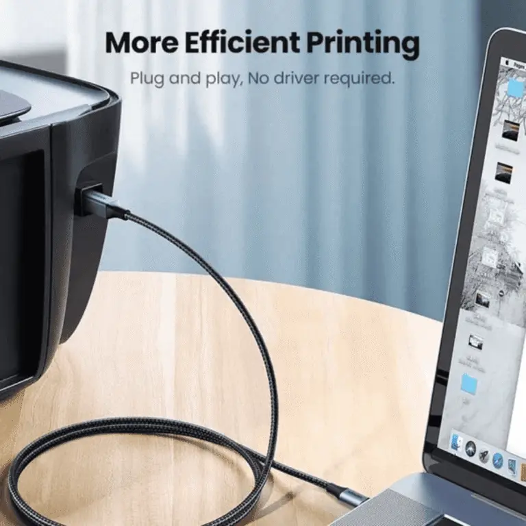 UGREEN US370 USB-C Male to USB B Male Printing Cable- 1M