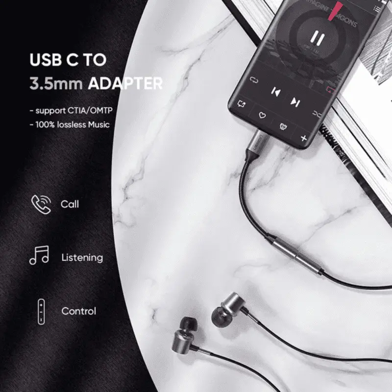 UGREEN AV142 USB C to 3.5mm Jack Female Cable