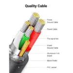 UGREEN CR104 USB to DB9 RS-232 Female Adapter Cable 1.5M