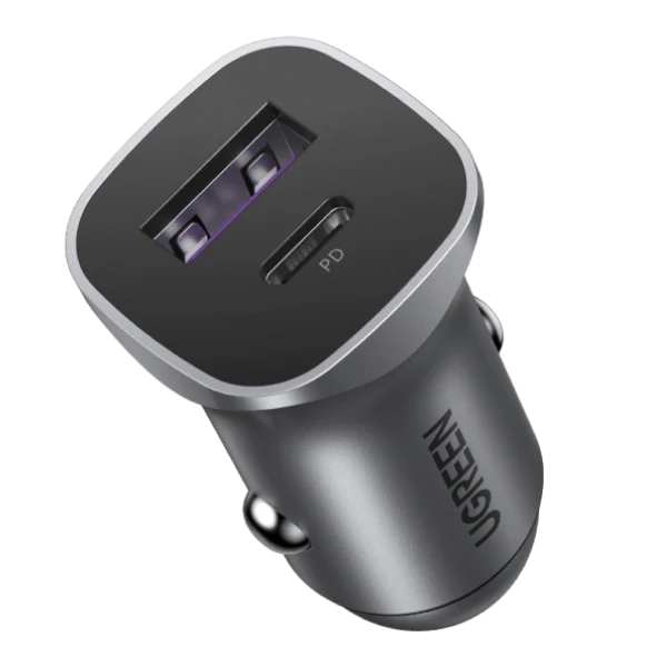 UGREEN EC305 30W Car Charger With 1 USB-C /1* USB A port UGREEN EC305 30W Car Charger With 1 USB-C /1* USB A port