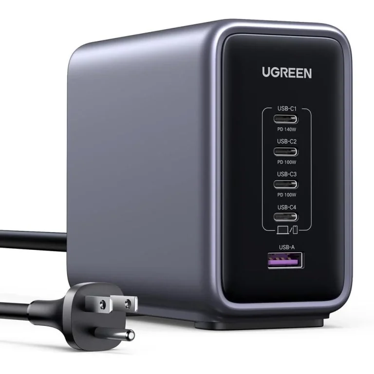 UGREEN CD333 Nexode 300W USB-C GaN Charger-5 Ports Desktop Charger
