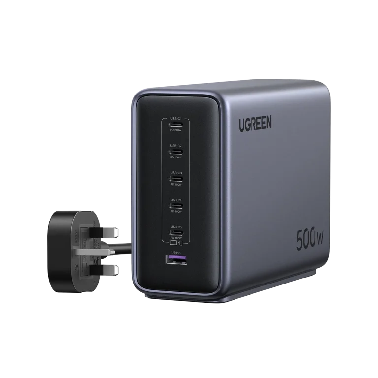 UGREEN X759 GaN 500W 6-Port Desktop Fast Charger (UK Plug)