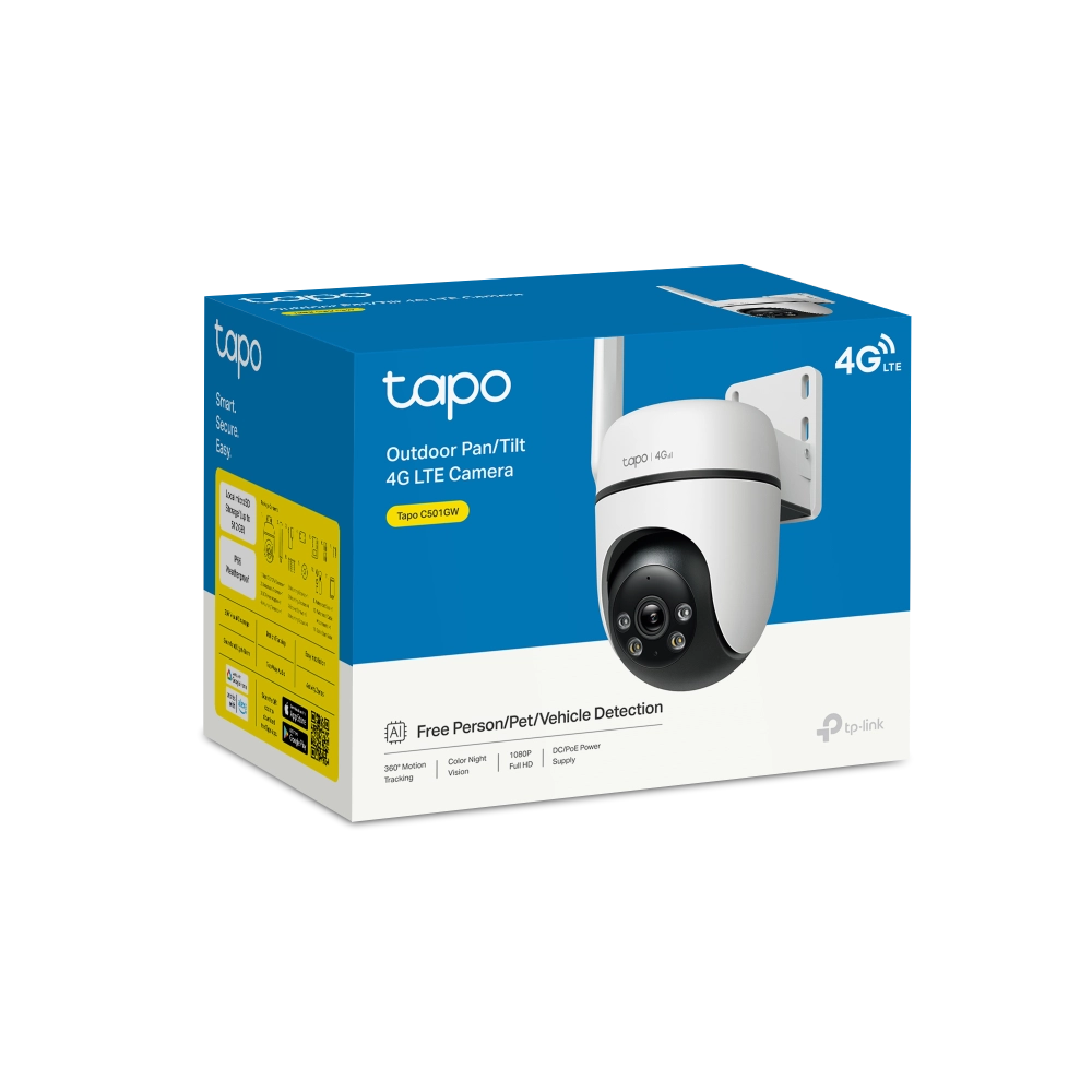 TP-Link Tapo C501GW Outdoor Pan/Tilt 4G LTE Camera TP-Link Tapo C501GW Outdoor Pan/Tilt 4G LTE Camera