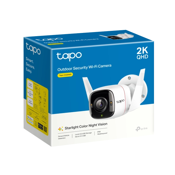 TP-Link Tapo C320WS Outdoor Security Wi-Fi Camera TP-Link Tapo C320WS Outdoor Security Wi-Fi Camera