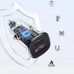 UGREEN EC305 30W Car Charger With 1 USB-C /1* USB A port