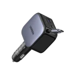 UGREEN Nexode Car Charger 60W with Retractable USB-C Cable