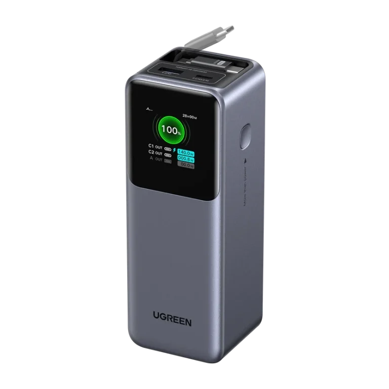 UGREEN PB726 20000mAh 165W Laptop Power Bank with Retractable Cable