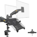 North Bayou Model-F160 Laptop Mount With Adjustable Tray