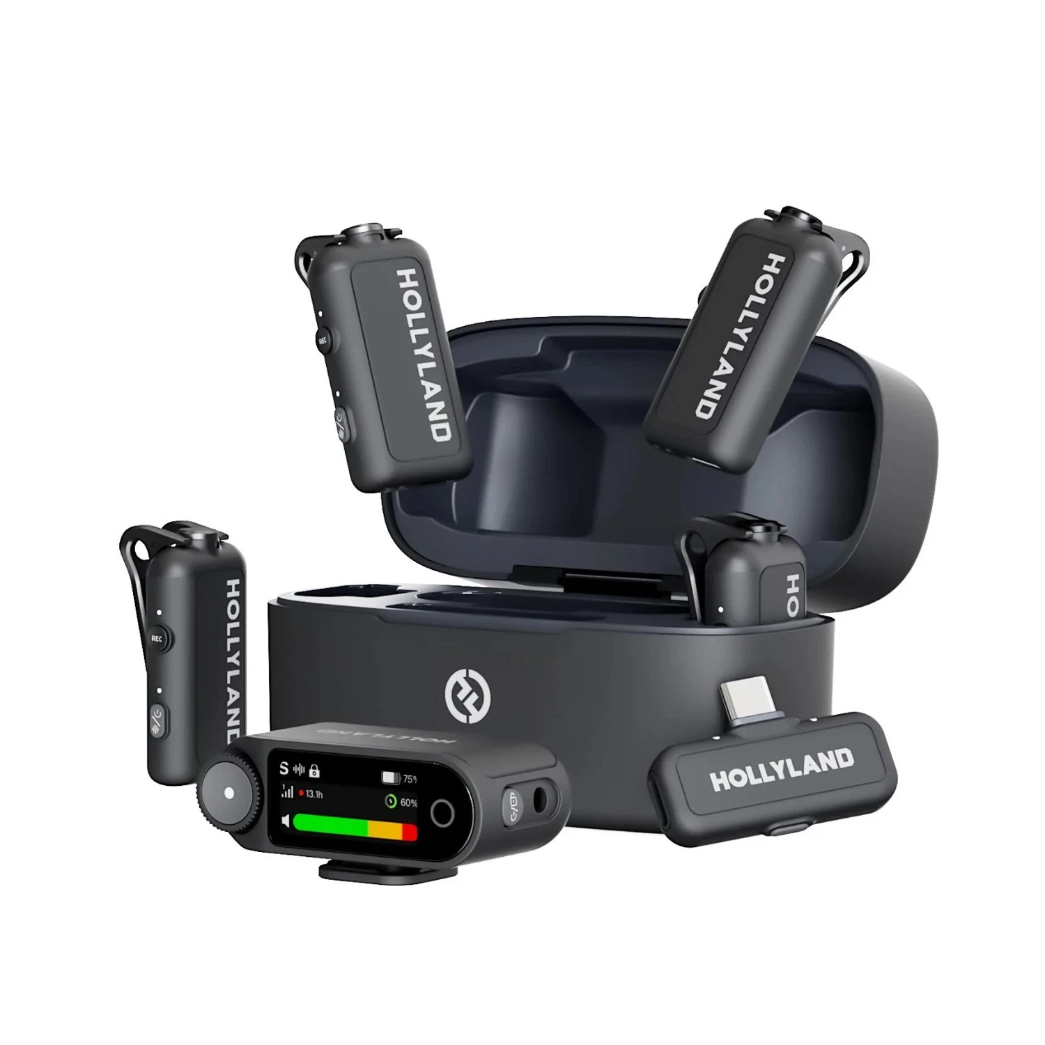 Hollyland LARK MAX 2 Combo 4-Person Wireless Microphone System Hollyland LARK MAX 2 Combo 4-Person Wireless Microphone System