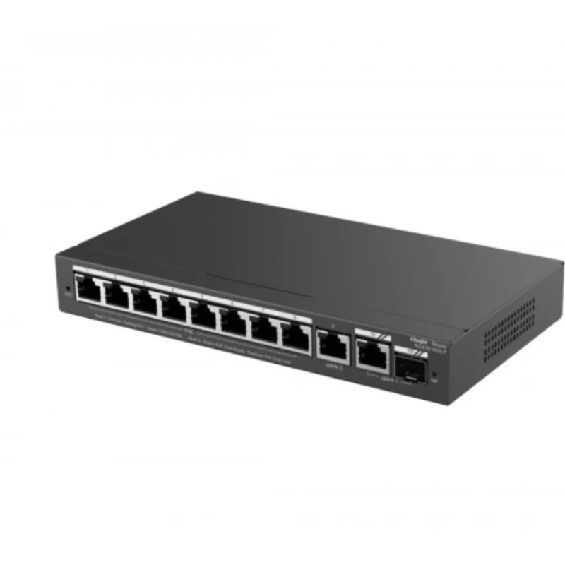 Ruijie Reyee RG-ES210GS-P 10-Port Gigabit Smart Cloud Managed PoE Switch