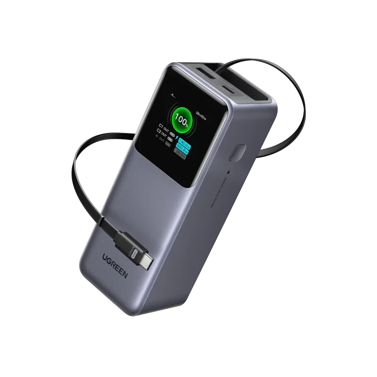 UGREEN PB726 20000mAh 165W Laptop Power Bank with Retractable Cable