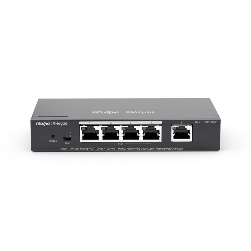 Ruijie-Reyee RG-ES205GC-P 5-Port Gigabit Smart POE Switch