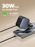 UGREEN Nexode Car Charger 60W with Retractable USB-C Cable