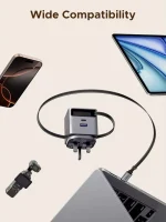 UGREEN Nexode Pro 45W GaN Pro Fast Charger with Retractable Cable