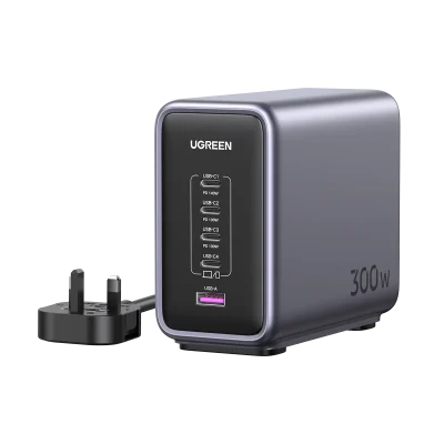 UGREEN CD333 Nexode 300W USB-C GaN Charger-5 Ports Desktop Charger