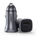 UGREEN EC305 30W Car Charger With 1 USB-C /1* USB A port