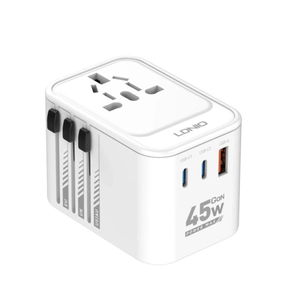 Ldnio Z8 45w Universal Travel Adapter Ldnio Z8 45w Universal Gan Wall Plug Travel Adapter