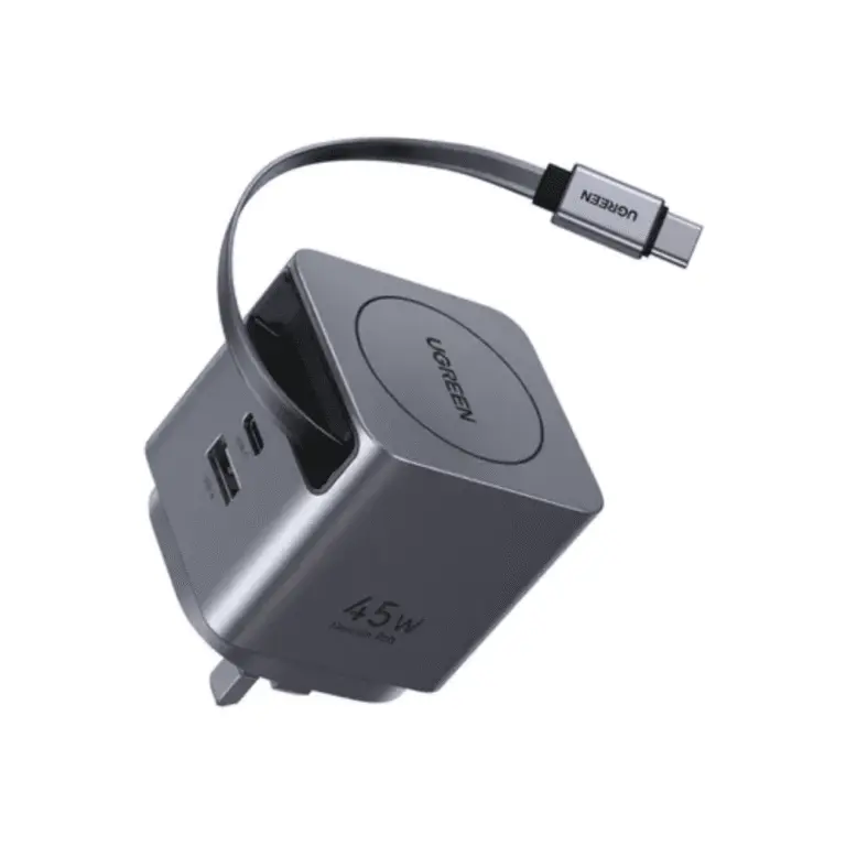 UGREEN Nexode Pro 65W GaN Pro Fast Charger with Retractable Cable