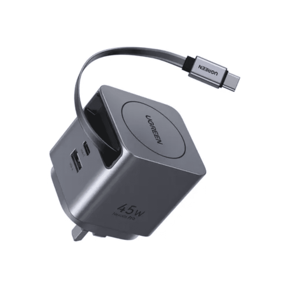 UGREEN Nexode Pro 65W GaN Pro Fast Charger with Retractable Cable UGREEN Nexode Pro 65W GaN Pro Fast Charger with Retractable Cable