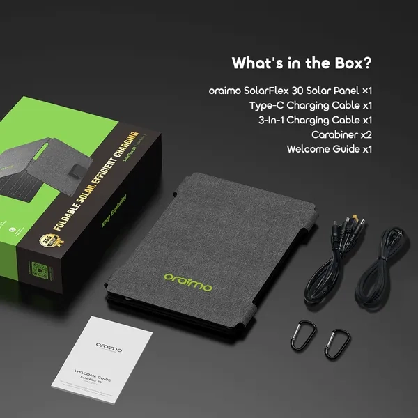 Oraimo SolarFlex 30 OSR-7301N 30W Portable Solar Panel