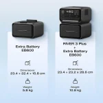 EcoFlow RIVER 3 Plus Smart Extra Battery EB600 – EF-RV-E02-1