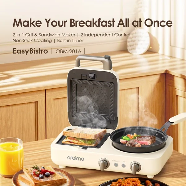 Oraimo Easy Bistro OBM-201A, 2 in 1 Breakfast Station