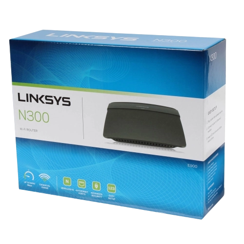 Linksys E900 300 Mbps 4-Port 10/100 Wireless N Router (E900-NP)
