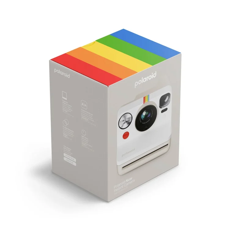 Polaroid Now Generation 3 Instant Camera (Pebble White)