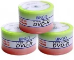 Bingo DVD-R 4.7GB 120min 16X Cake Box, 50-Pack