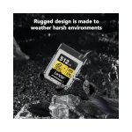 Lexar 512GB 3600/3300MB/S Gold CFexpress 4.0 Type B 8K Memory Card