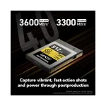 Lexar 512GB 3600/3300MB/S Gold CFexpress 4.0 Type B 8K Memory Card