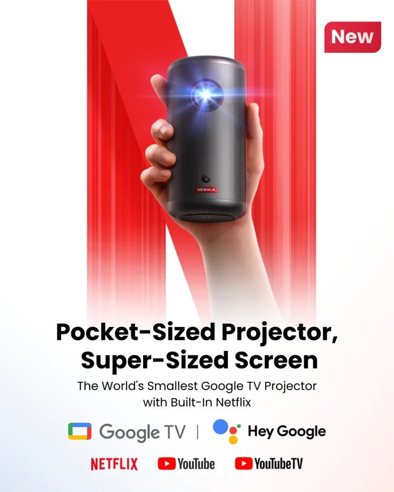 Anker Nebula Capsule 3 Laser Portable Smart Projector
