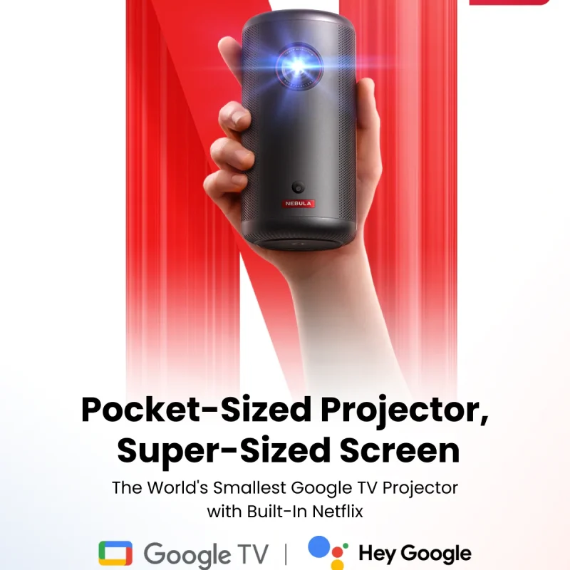 Anker Nebula Capsule 3 Laser Portable Smart Projector