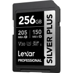 Lexar 256GB 255/180MB/S Professional SILVER PLUS UHS-I SDXC Memory Card