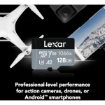 Lexar 128GB 160 Mb/s Professional 1066x UHS-I microSDXC Memory Card