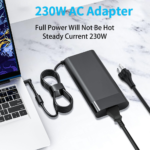 generate and create a picture of hp 150w 19.5A 7.7 ADAPTER