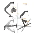 Zeno M8 Single Adjustable Monitor Arm
