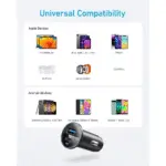Anker 323 2-Port 52.5W (Total Output) USB-C Car Charger