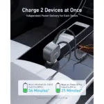Anker Nano Car Charger (75W, USB-C Port, with Built in Retractable USB-C Cable)