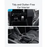 Anker Nano Car Charger (75W, USB-C Port, with Built in Retractable USB-C Cable)