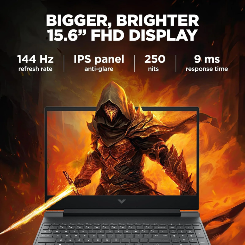 HP Victus 15-FA2104TX 15.6inch Core i7, 16GB RAM, 512GB SSD & RTX 4050 6GB