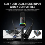 Maono PD100X XLR/USB Podcast Dynamic Microphone