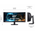 Samsung Odyssey G7 G75F 40 Inch WUHD 5K Curved Gaming Monitor