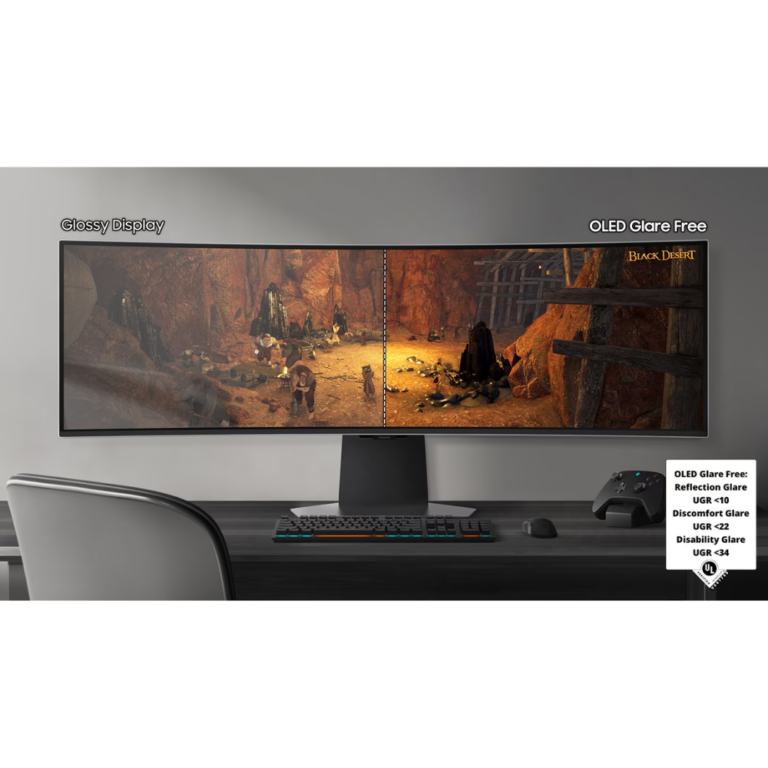 Samsung 49 Inch Odyssey OLED G9 G95C 5K DQHD Curved Gaming Monitor
