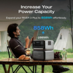 EcoFlow RIVER 3 Max Plus 858Wh 600W Portable Power Station
