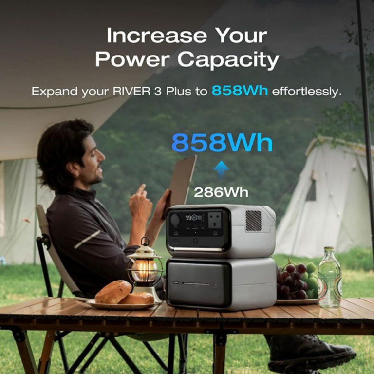 EcoFlow RIVER 3 Max Plus 858Wh 600W Portable Power Station