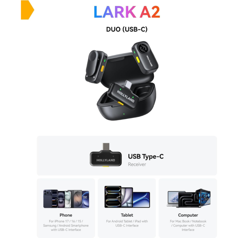 Hollyland LARK A2 Wireless Microphone