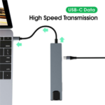 Type C to HDTV 10 in 1 Adapter MultiFunction USB Hub
